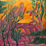 12" x 12" ~ ink on claybord ~ $175